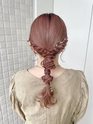 ヘアアレンジ 🖤🌀くるくる パーマ🌀🖤ayaのヘアスタイル