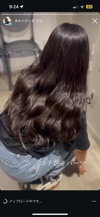 セミロング カラー パーマ ヘアアレンジ メンズ キッズ 🦋透明感グレージュ /韓国レイヤー🦋のヘアスタイル