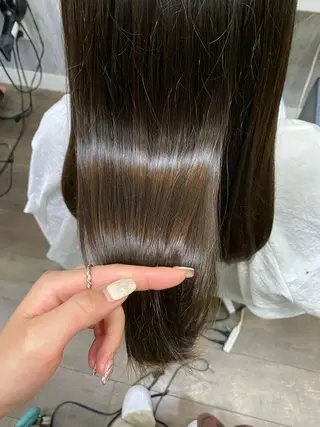 ロング ✨韓国風カット/艶髪 カラー✨yumeのヘアスタイル