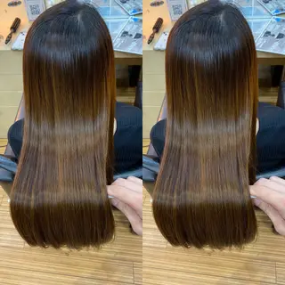 ロング WERULE pivot cross店所属・髪質改善/岡崎 亮のヘアスタイル