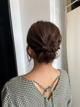 ミディアム ヘアアレンジ STAR RIVER所属・YUI/ ブリーチカラー🌷のヘアスタイル