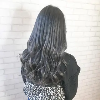 セミロング カラー ヘアアレンジ ✨艶髪✨透明感✨ 山内大樹のヘアスタイル