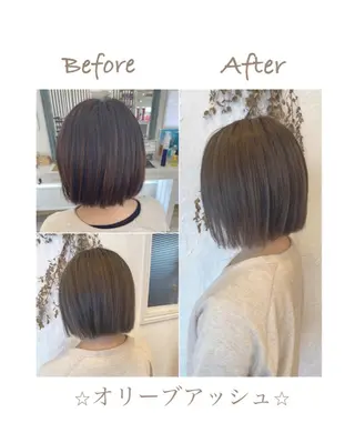 ミディアム カラー 美容室 ソンリエのヘアスタイル