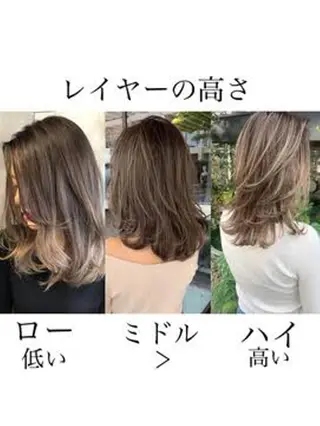 ミディアム 韓国/インナーカラー 🍑YUI🍑のヘアスタイル