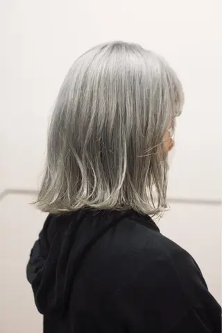 ミディアム カラー 千葉 慎也のヘアスタイル