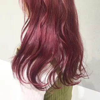 ロング カラー minami🪷 暖色カラーのヘアスタイル