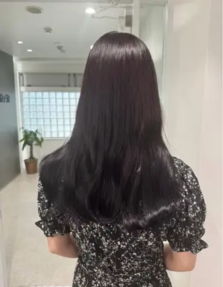 ロング miku/ラベンダー 透明感カラー🪻❤︎のヘアスタイル