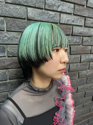 ショート 💫ハイトーンボブ/ HARU💫のヘアスタイル