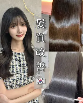ロング 池袋/韓国風レイヤー 髪質改善/村上けいとのヘアスタイル