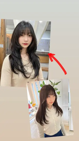 ロング nico. Julieのヘアスタイル