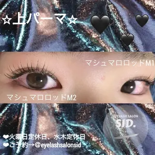 マツエク・マツパ eye lash salon SIDのマツエク・マツパデザイン