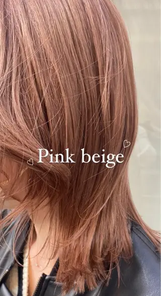 ミディアム カラー ヘアアレンジ アンククロス渋谷【ANKH CROSS】所属・韓国ヘア┊︎レイヤー ┊︎haruka🌙のヘアスタイル