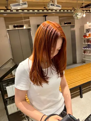 ロング Ravens 髪質改善のヘアスタイル