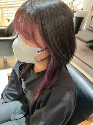 ミディアム カラー Baleine所属・Baleine ♡⃛野口麻衣♡⃛のヘアスタイル