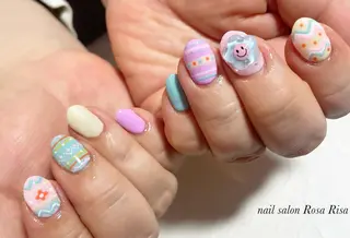 ミディアム ネイル ネイルスタジオ シェイクユアハンズのネイルデザイン