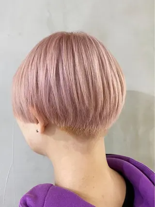 ショート カラー デザインカラーとハイ トーン/HIROKIのヘアスタイル