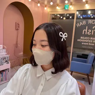 カラー fish所属・横浜/レイヤー/ボブ shiira👼🏻のヘアスタイル
