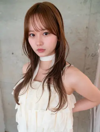 ロング カラー Yui🍓 ‎透明感カラー‎‎のヘアスタイル