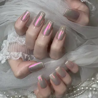 ネイル MINAMI໒꒱ Y2K、韓国ガーリーのネイルデザイン