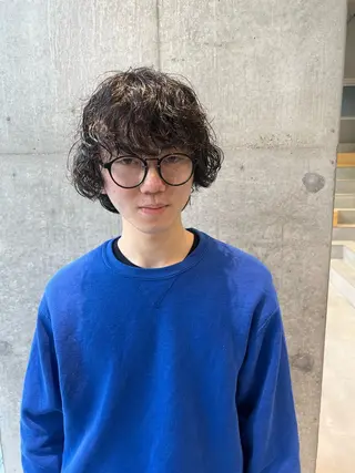 パーマ メンズ 吉沢遣人/レイヤー 艶カラー/パーマのヘアスタイル