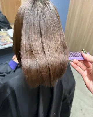 ミディアム SOAR所属・【髪質改善・コテ巻き パーマ】　長浜千紘のヘアスタイル