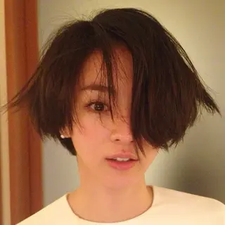 ショート 捺葵 @72tomi__のヘアスタイル