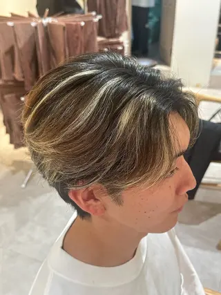 カラー メンズ AI TOKYO  men's 横浜所属・【パーマの達人】 💎メンズ特化🔥徹のヘアスタイル