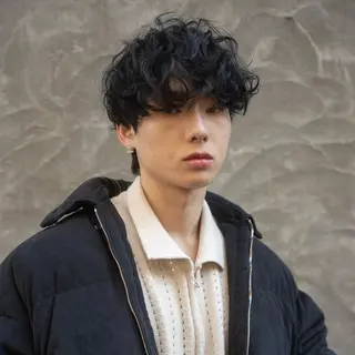 パーマ メンズ MAI メンズカット 募集👦🏻🦖のヘアスタイル