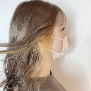 ロング カラー LEE HORIE所属・松田 百花のヘアスタイル