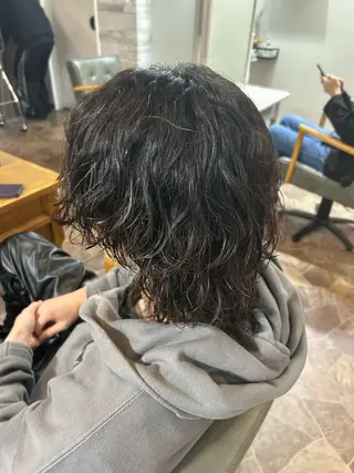 ミディアム パーマ メンズ HRK1st所属・HRK1st RYOKIのヘアスタイル