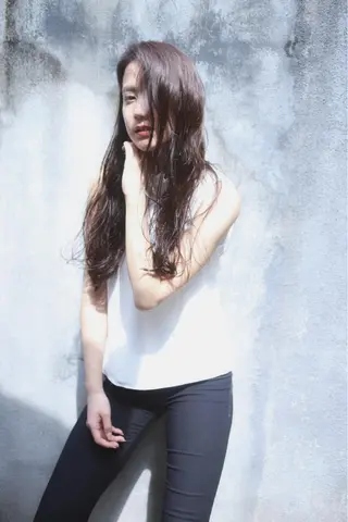 ロング カラー vato マンツーマンサロンのヘアスタイル