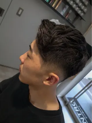 ショート パーマ メンズ INTRO SHIBUYA by Fi-Ne所属・💈メンズフェード 特化DAIYA💈のヘアスタイル
