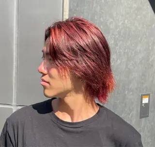 ショート カラー パーマ メンズ 森山 陽菜のヘアスタイル