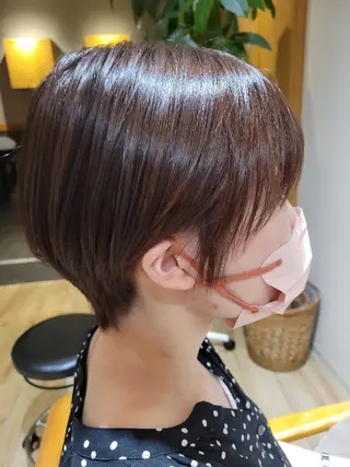 ショート 安永 結菜のヘアスタイル