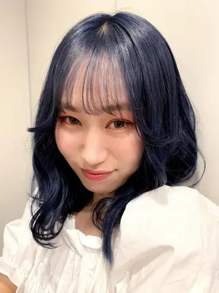 ショート カラー パーマ ヘアアレンジ メンズ キッズ ネイル マツエク・マツパ アイブロウ 🐺ウルフ×ハイトー ン🖤Yukinoのヘアスタイル