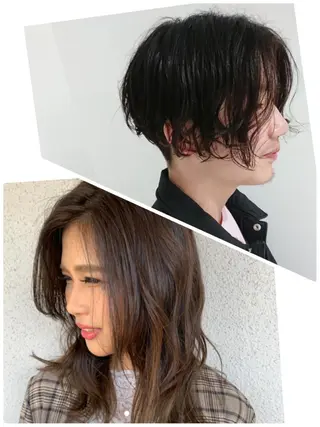 ミディアム メンズ yoshi （髙橋）のヘアスタイル