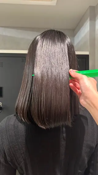 ミディアム パーマ 諸井 芽のヘアスタイル