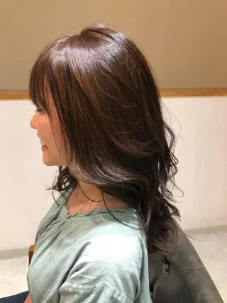 ロング カラー レイヤー/顔まわり /亀戸錦糸町/なつきのヘアスタイル