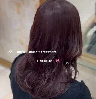 ミディアム 🎀さ こﾁ🎀のヘアスタイル