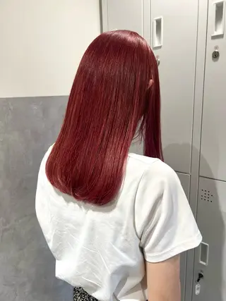 セミロング カラー TOMONA👑 GiseL梅田店のヘアスタイル