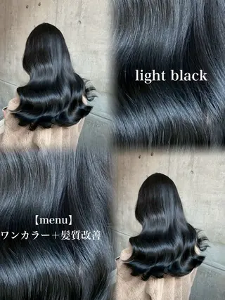 ロング カラー ヘアアレンジ 🫧暗染艶カラー🫧 yosuke横浜のヘアスタイル