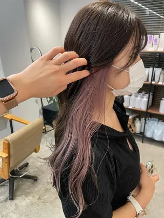 ロング ior北千住【イオール】所属・YU(ハイトーン/ ブリーチカラー)のヘアスタイル