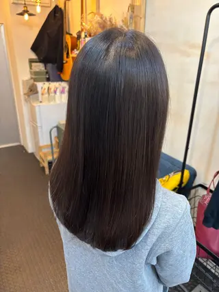 セミロング カラー SUN GLOW サングロウ所属・水素トリートメント/ 髪質改善/ナカノメのヘアスタイル