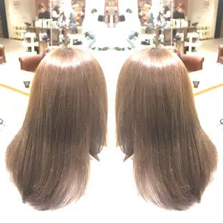 ミディアム カラー パーマ ヘアアレンジ メンズ キッズ Forest. -髪質改善-のヘアスタイル