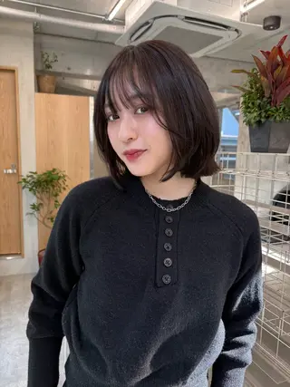 ミディアム カラー レイヤー/柔色 カラー/SAkiのヘアスタイル