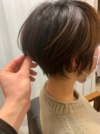 ショート カラー Bob &髪質改善 NEMOTOのヘアスタイル
