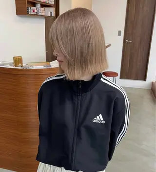 ミディアム カラー ブリーチ୨୧大阪梅田 タカシマリナ♡のヘアスタイル