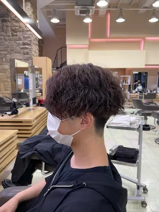 ショート パーマ メンズ 韓国🩶Y2Kネイル 💫くれはのネイルデザイン