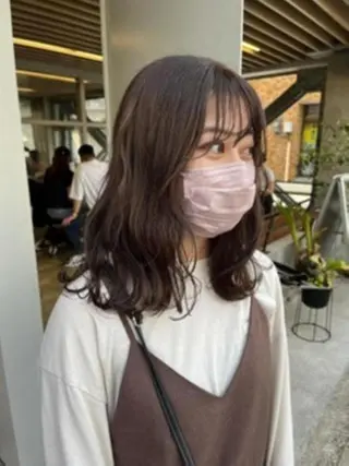 カラー 透明感のあるカラーが 得意／長谷川 健太のヘアスタイル