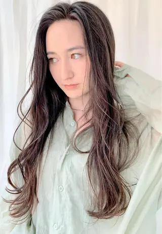 ロング カラー カラー指名No.1 土井新治❄️のヘアスタイル